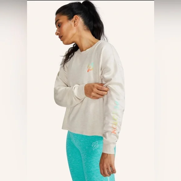 Peloton Women’s Large Open Back Work It Out Open Back Long Sleeve - Picture 8 of 10